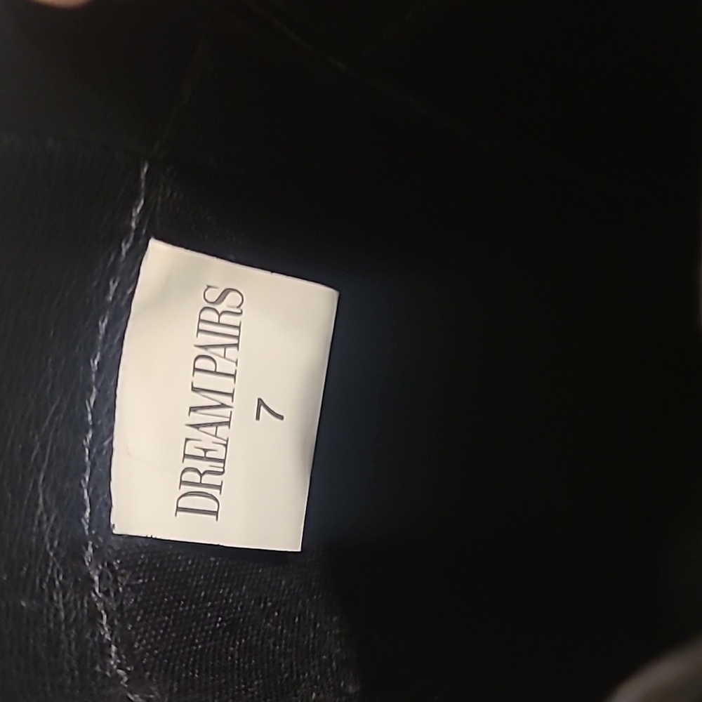 Elegant Black Women's Combat Boots - Picture 2 of 3